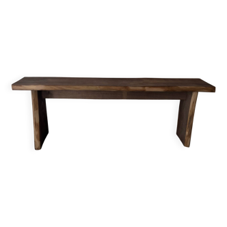 Small bench in raw wood