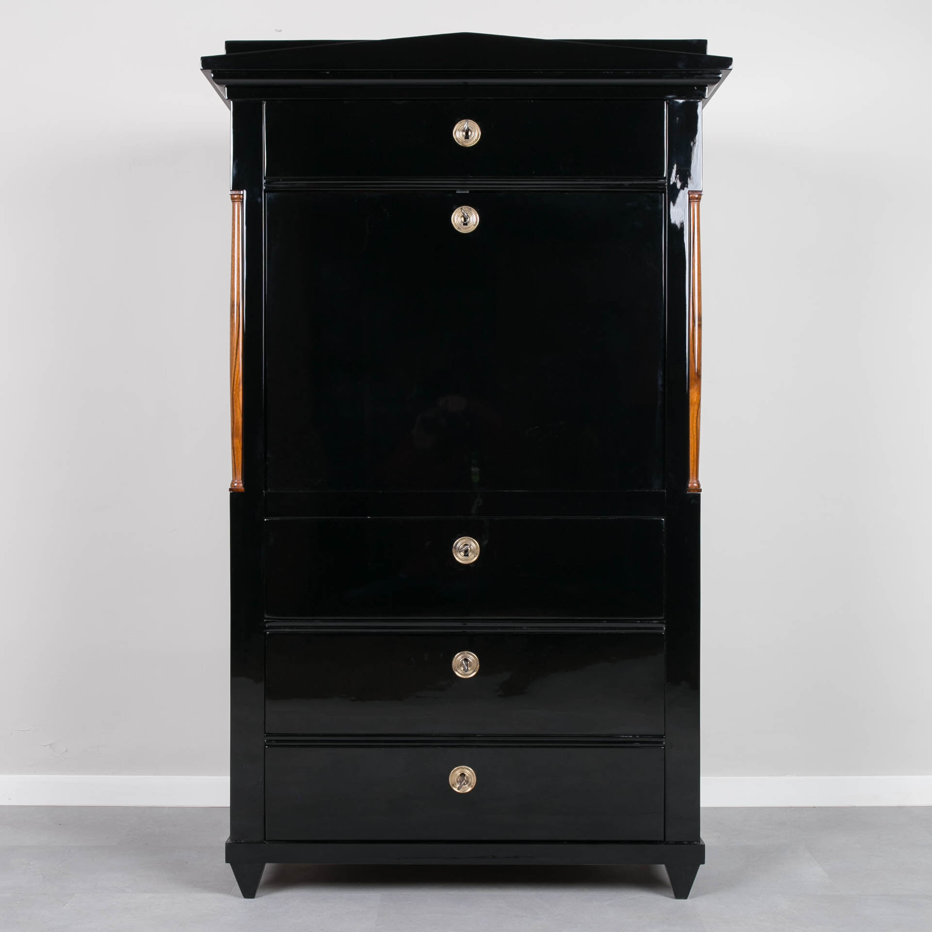 Biedermeier Secreter, Germany, 19th century.