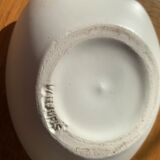 Vintage vallauris enamelled ceramic apple cup