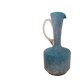 Blue glass carafe