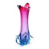 Vase en verre de Murano du milieu du siècle de Fratelli Toso, années 1950