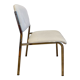 Vintage chair in curly wool