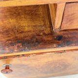 Set of 2 art-deco bedside tables with bakelite handles