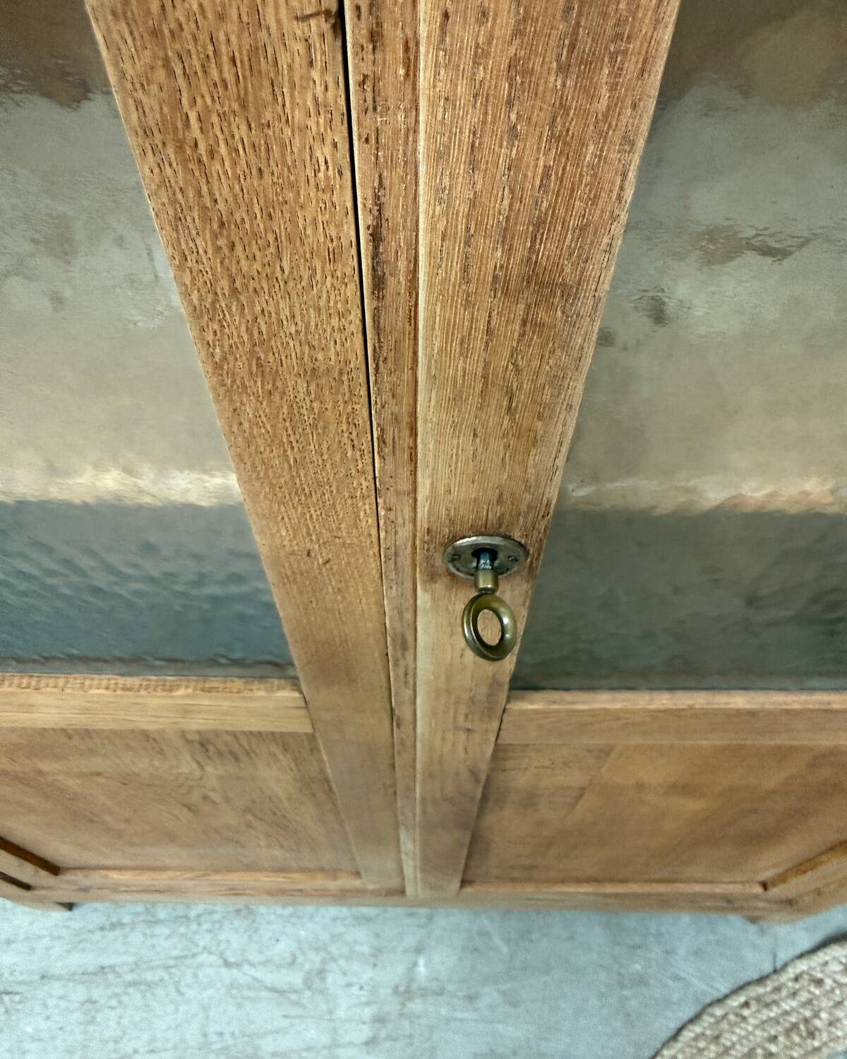 Vintage school glass cabinet (renovated)