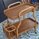 Bamboo serving cart