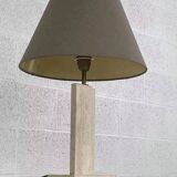 Vintage marble and brass lamp