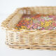 Wicker top flower pattern 1970