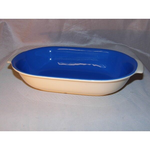 Vintage blue Villeroy Boch earthenware dish