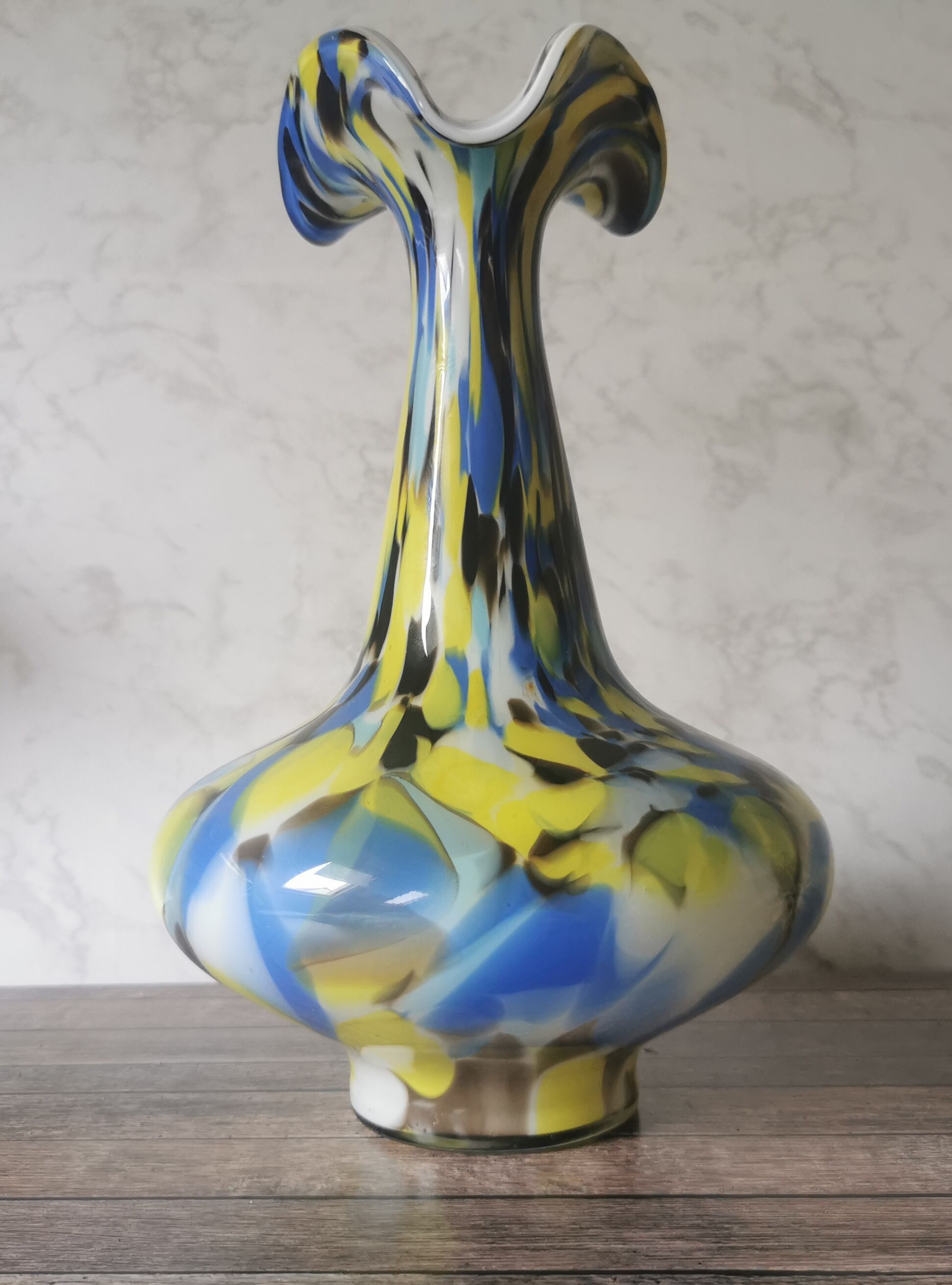 Murano blown glass vase