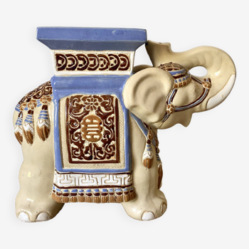 Elephant ceramic plant holder