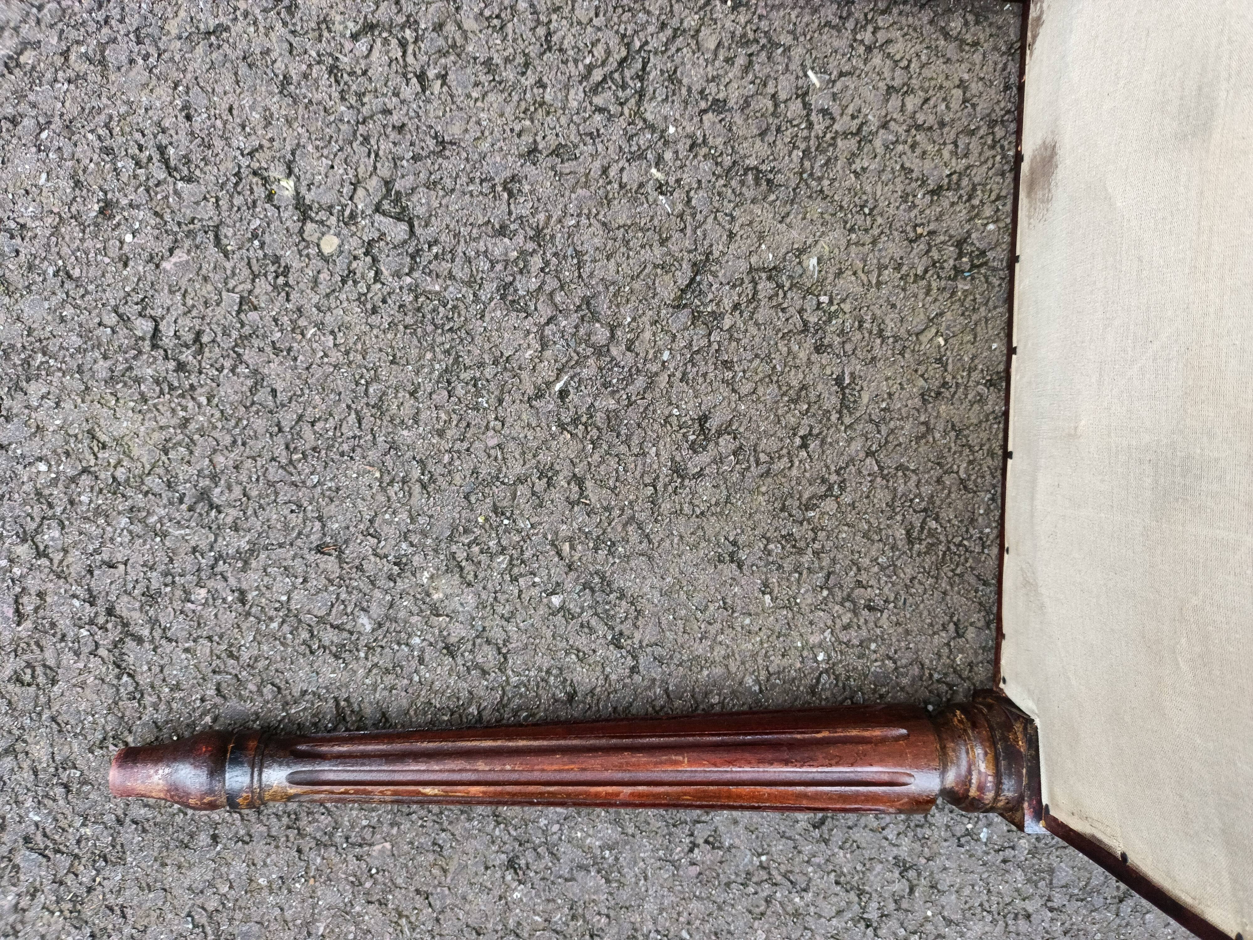 Pouf stool old Louis XVI style