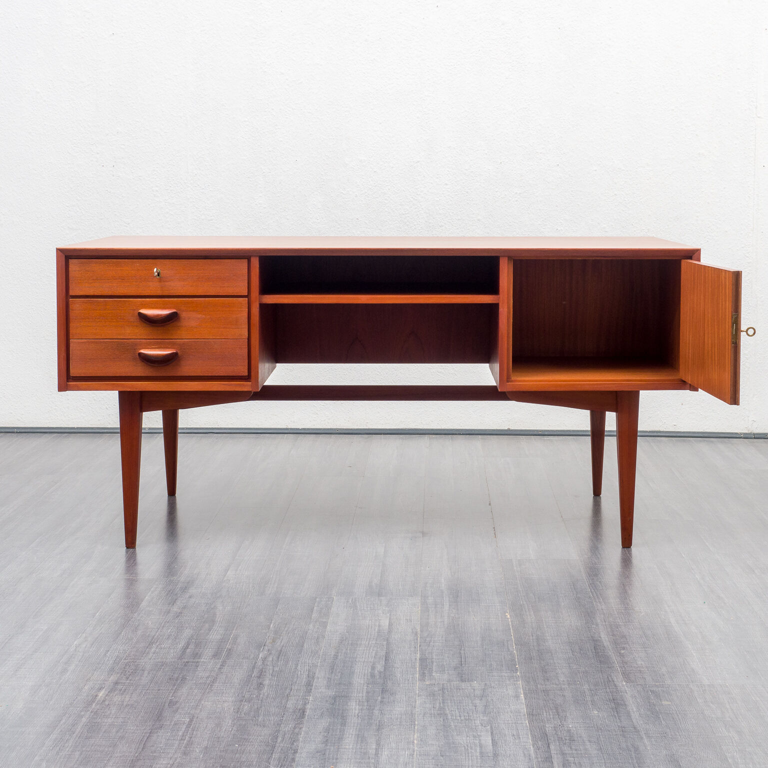 Office 60s, teak, restored