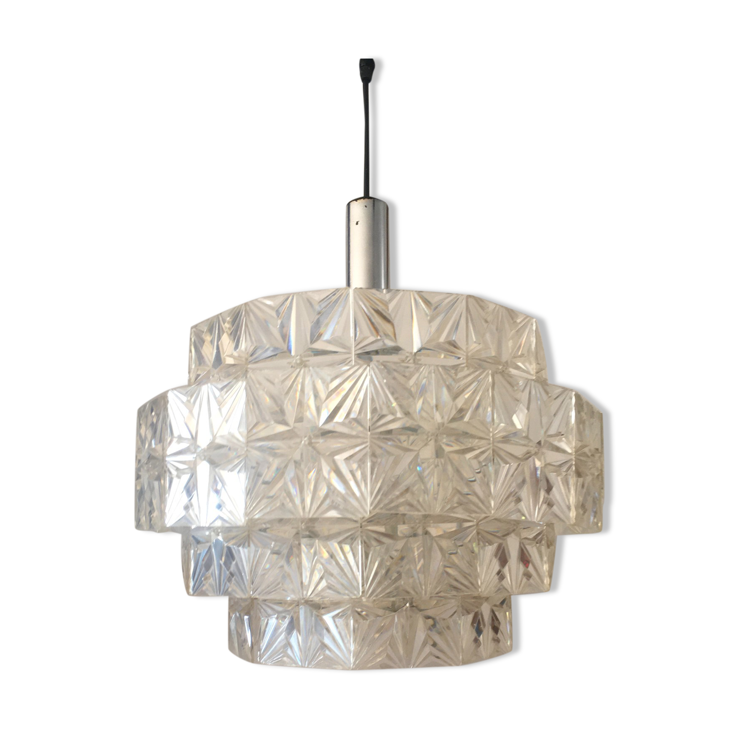 Vintage suspension lamp 60s