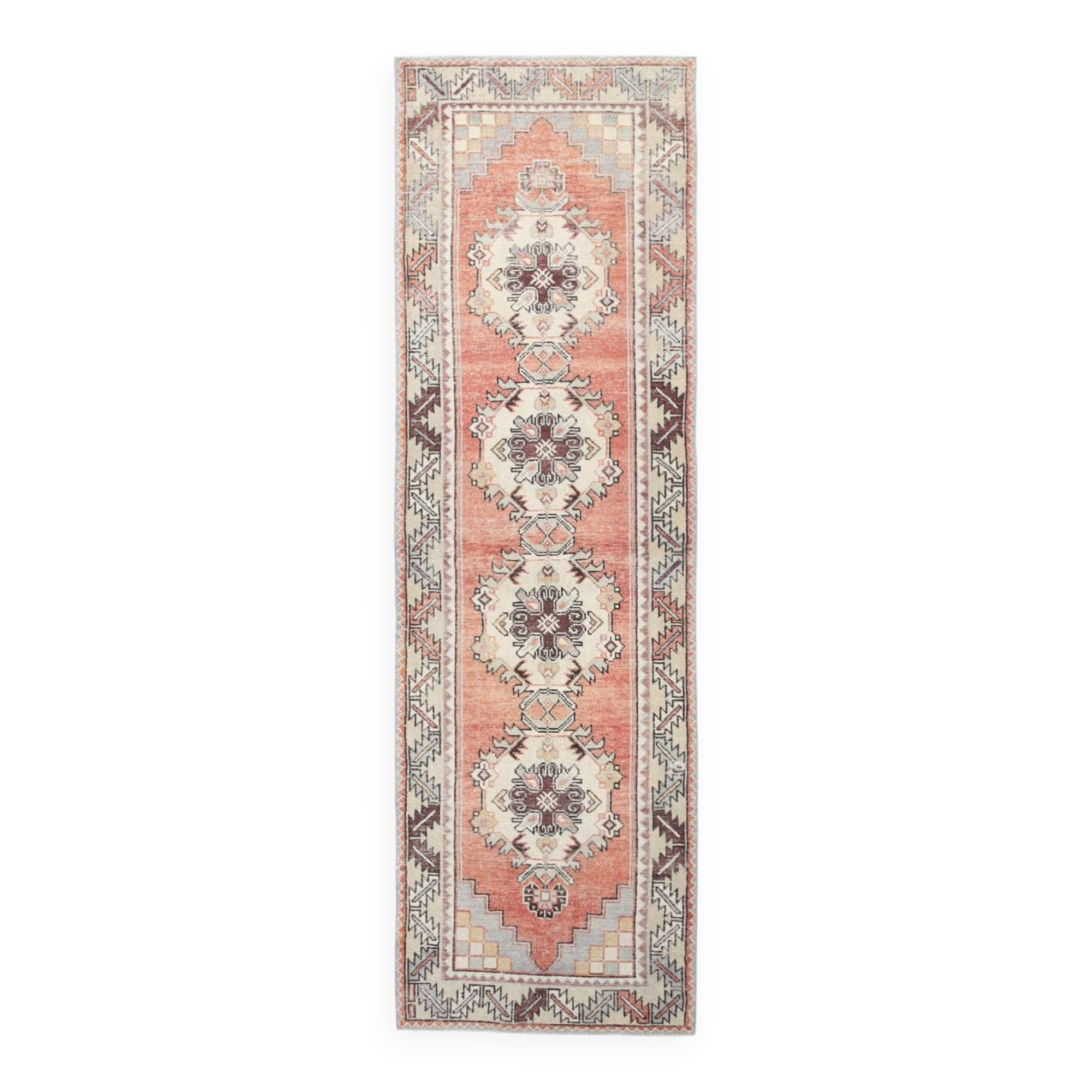 3x10 Turkish Runner Rug, 91x305Cm