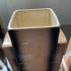 Pair of Skycraper Art Deco vases in glazed ceramic
