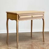 Vintage side table, oak top