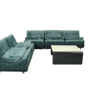 Six-part Lounge Sofa Set Orbis designed by Luigi Colani for COR, 1969