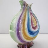 Ceramic Vase Attributed to Italo Casini with Iridescent Colors, Italy