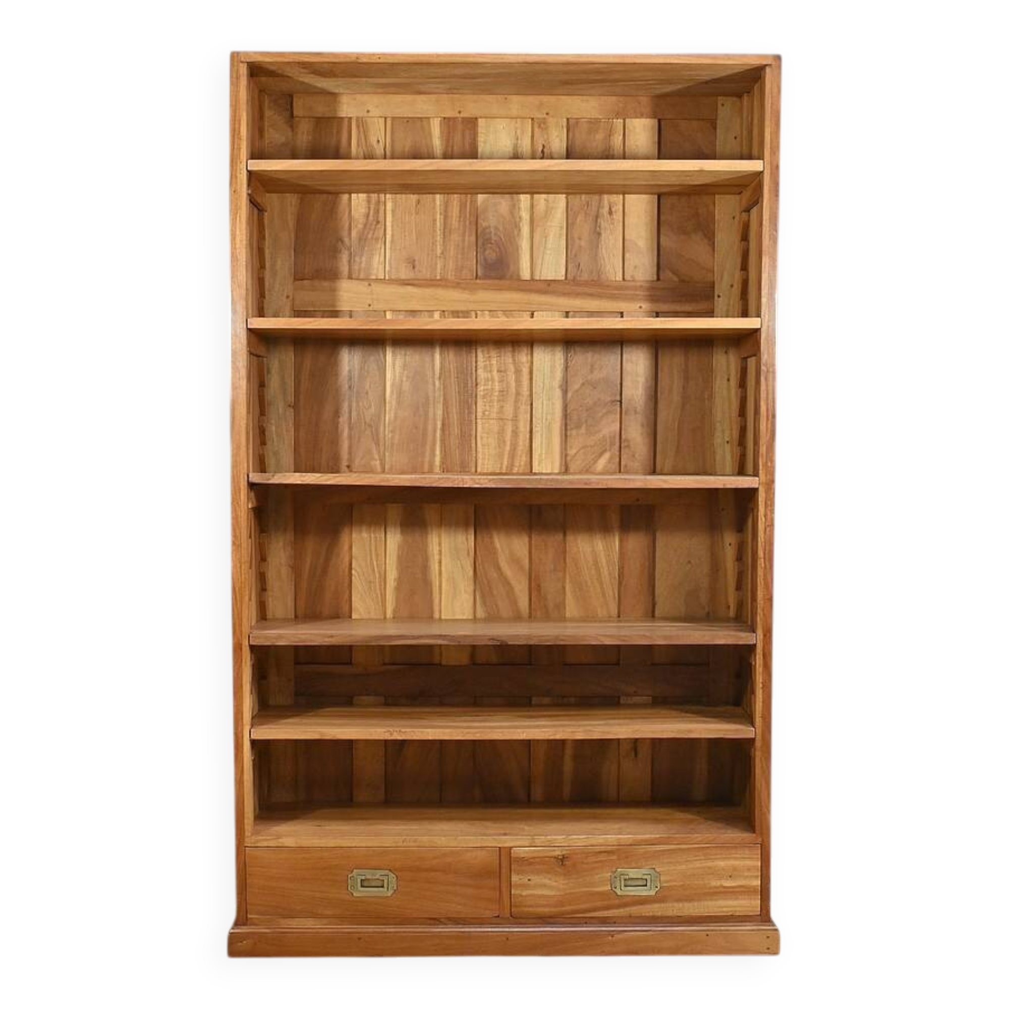 Solid Mahogany Bookcase, India - 20th Century