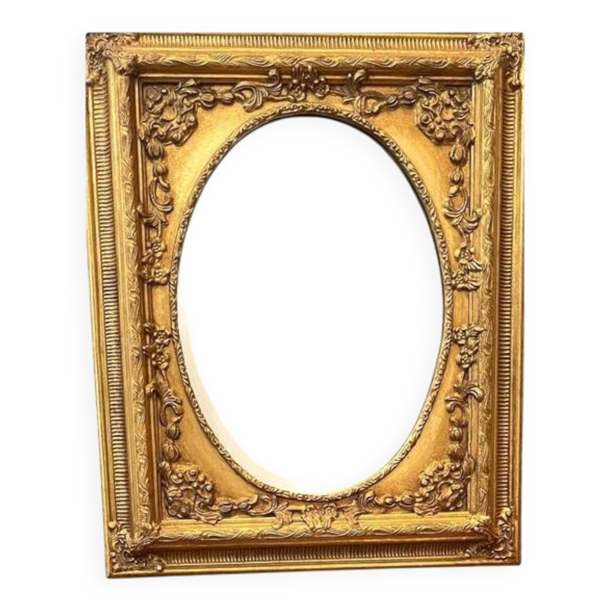 Giltwood mirror in the Louis XV style, first half of the 20th century