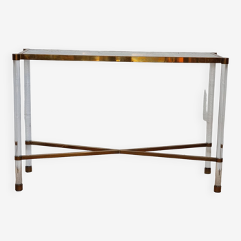 Console design 1960 1970 vintage plexiglas