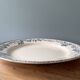 Old round dish Terre de Fer Debray, Guadeloupe service