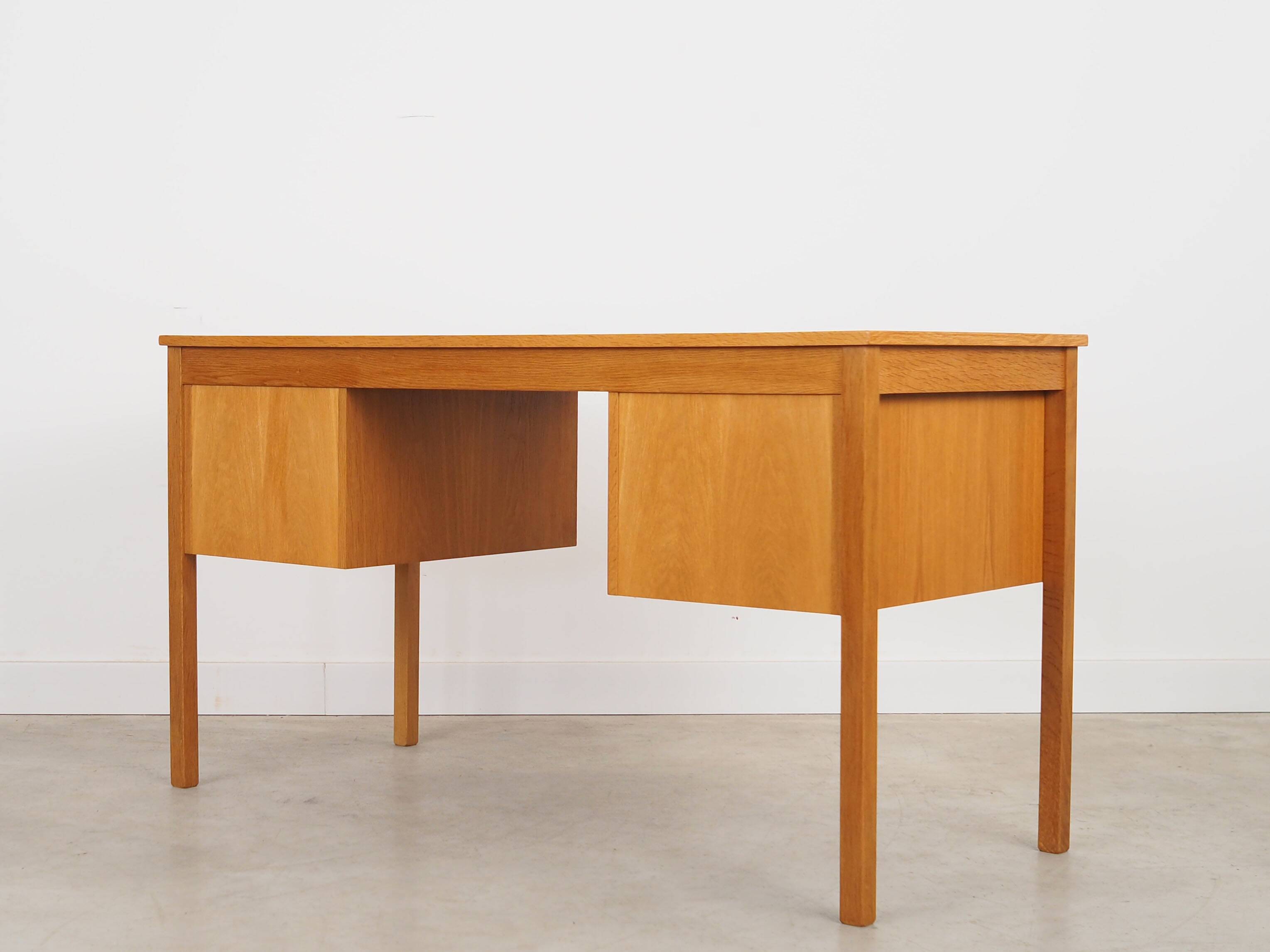 Ash desk, Danish design, 1970s, production: Denmark
