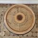 Round cane coffee table