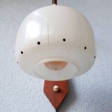 Glass and wood applique