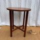 Table d'appoint haute et ronde vintage