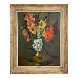 Wooden table signed gold medal