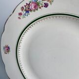 Plate service and dish Sarreguemines old