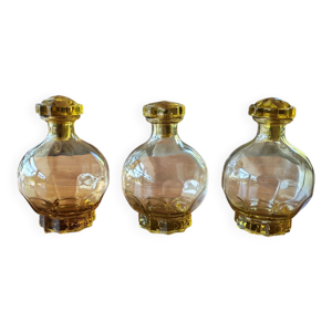 Lot de 3 carafes art