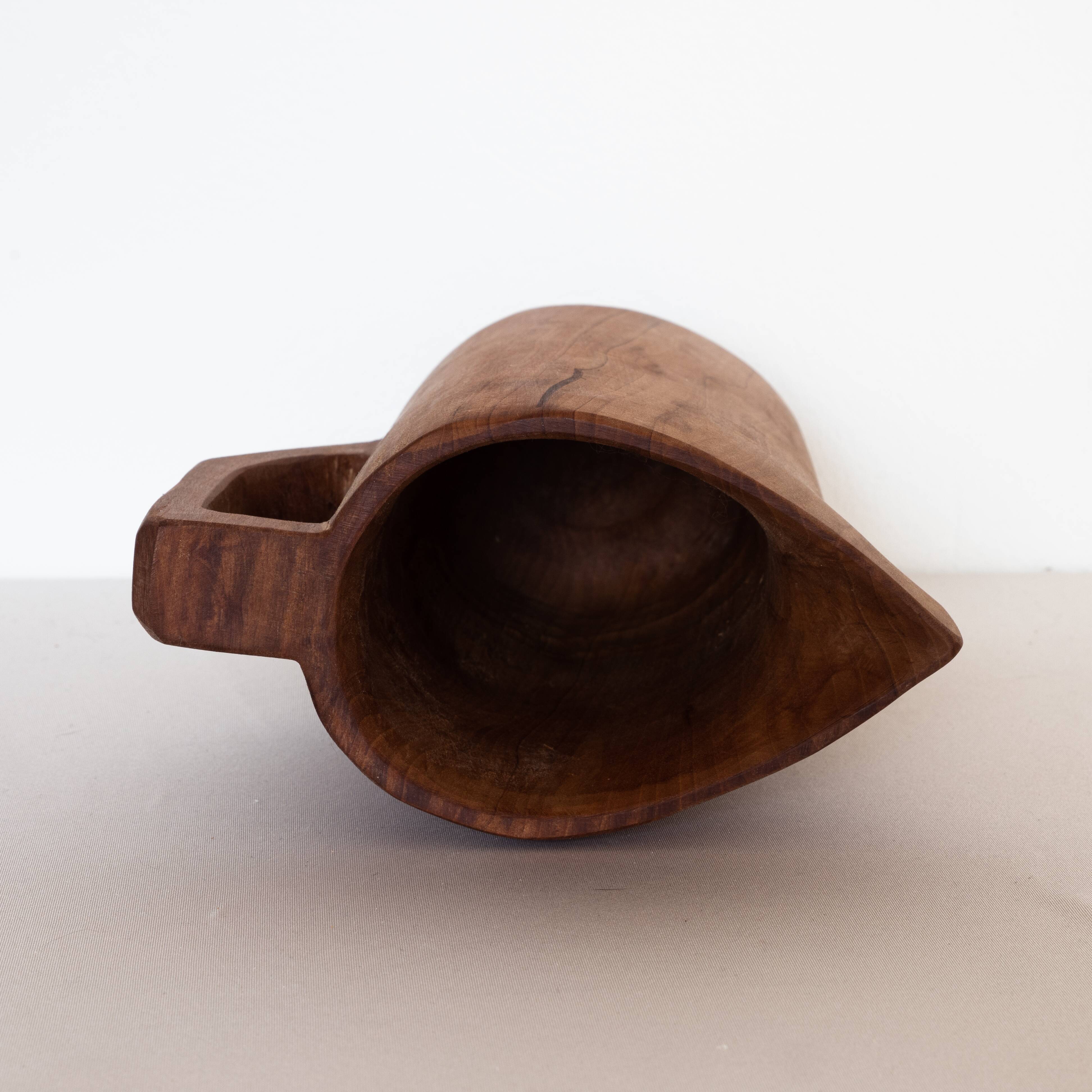 Wooden pitcher