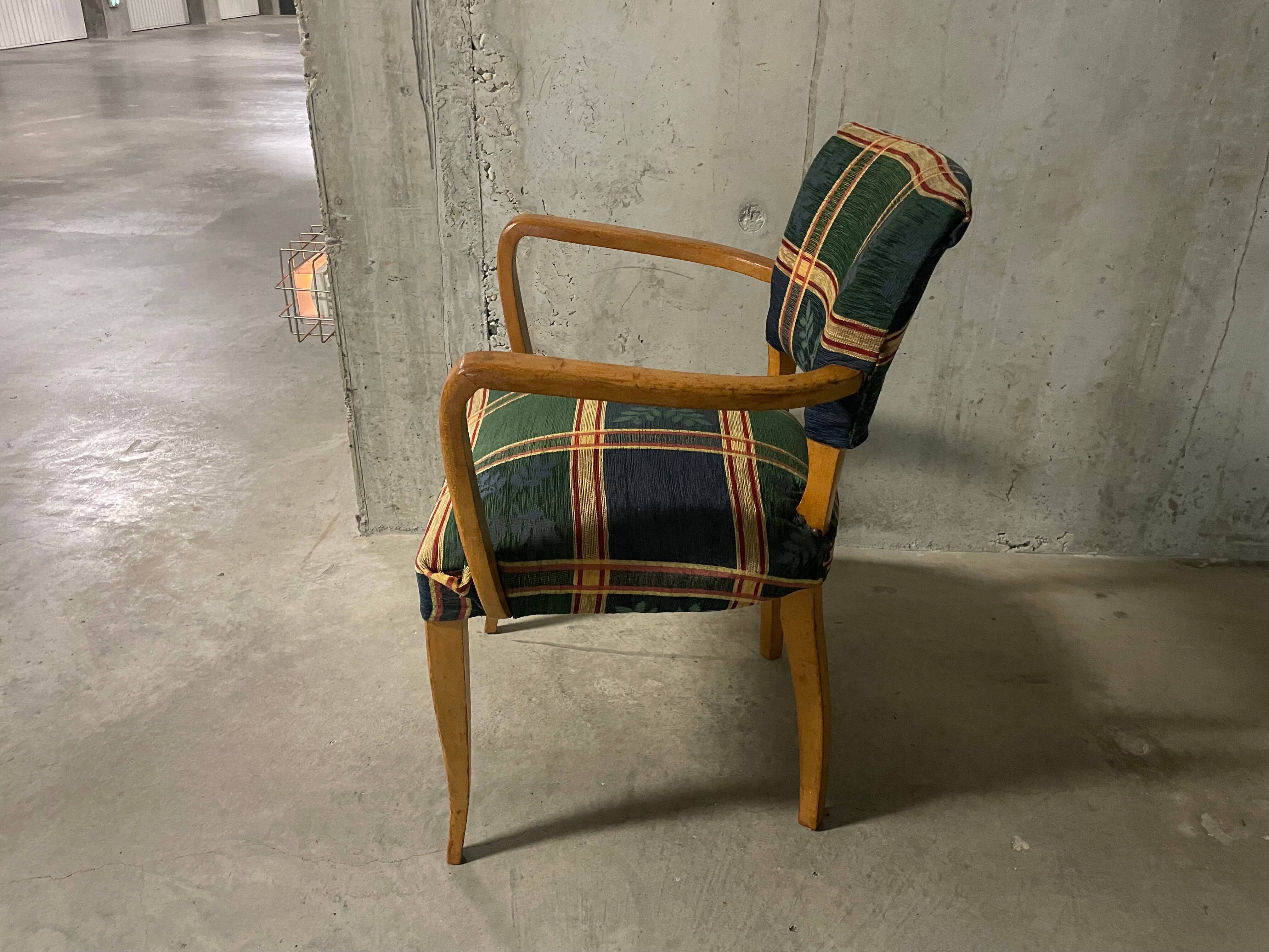 Fauteuil bridge années 50