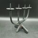 Brutalist Candle Holder Candlestick 4 Candles in Wrought Iron 60s/70s