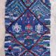 Tapis Marocain Boucherouite coloré - 74 x 129 cm