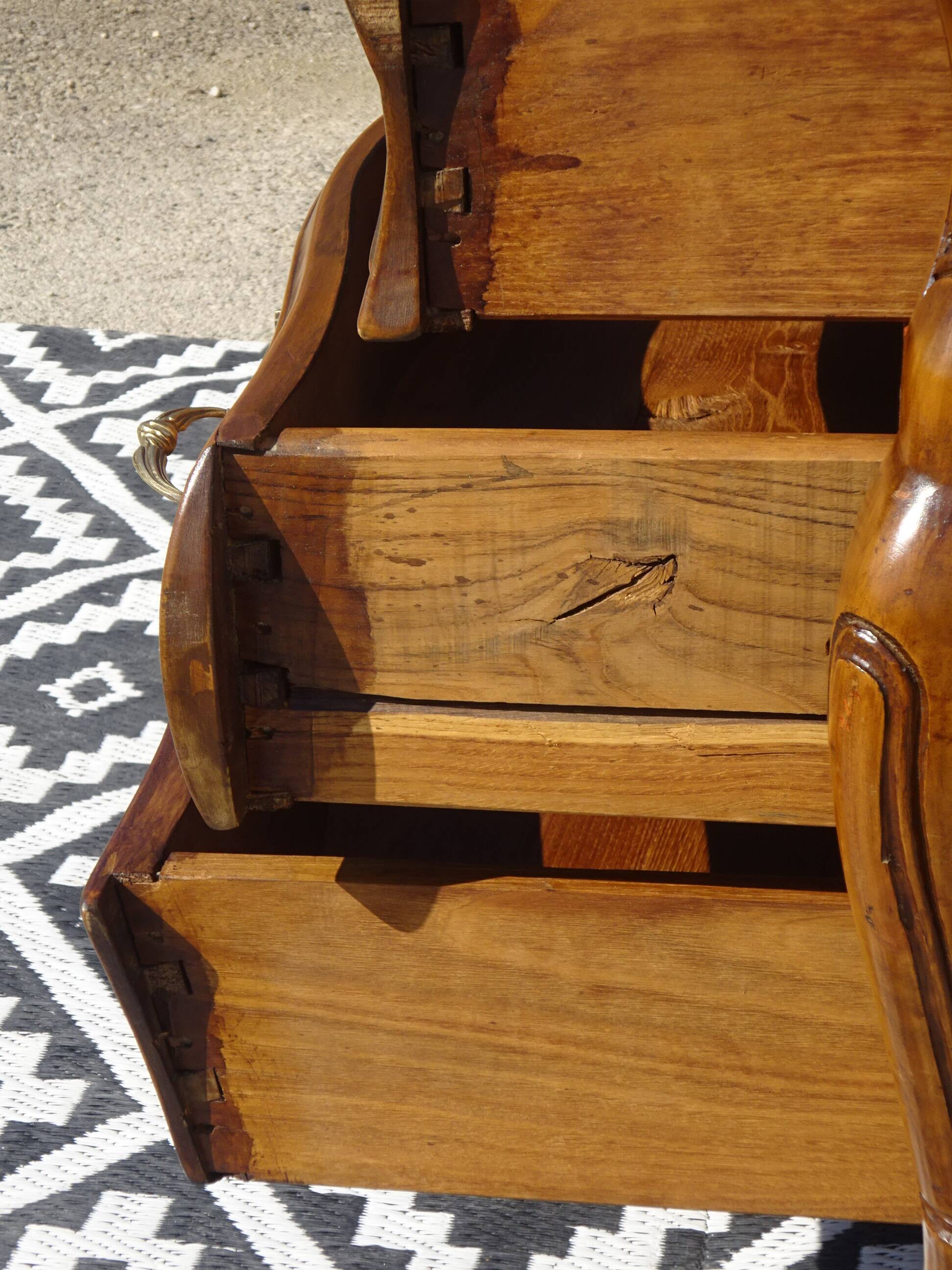 Old tomb chest