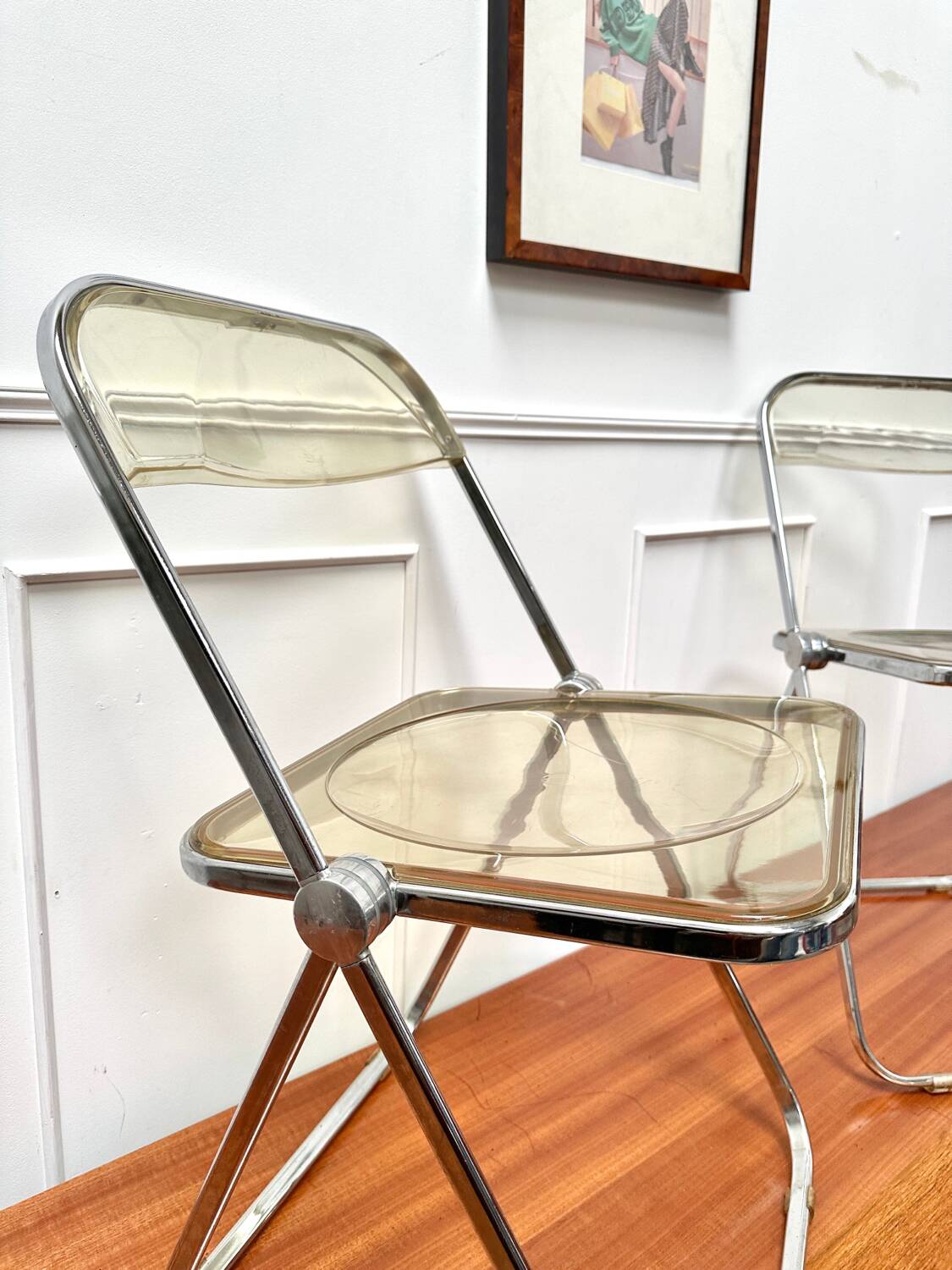 Pair of Plia Castelli chairs
