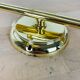 Brass wall lamp Hollywood Regency Je Fassung