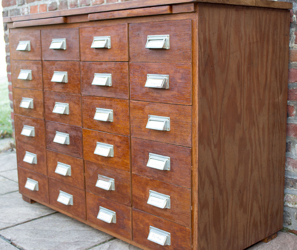 Ancient medicine cabinet 24 drawers