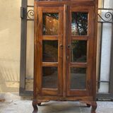 Exotic showcase cabinet 2 doors with key