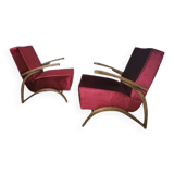 Fauteuils art déco par Jindrich Halabala