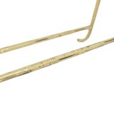 Jansen. Console in gilded brass and white marble. 1970s.LS4683607U