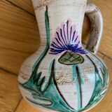 Small thistle pitcher Vallauris
