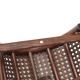 Rattan and cane wall lamp, 60s