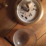 Ceiling lamp lamp diamond tip molded glass base gilded wood dp 1122111