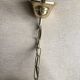 50's stamp glass chandelier