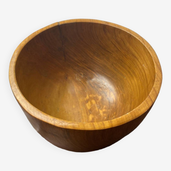 Olive wood salad bowl