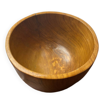 Olive wood salad bowl